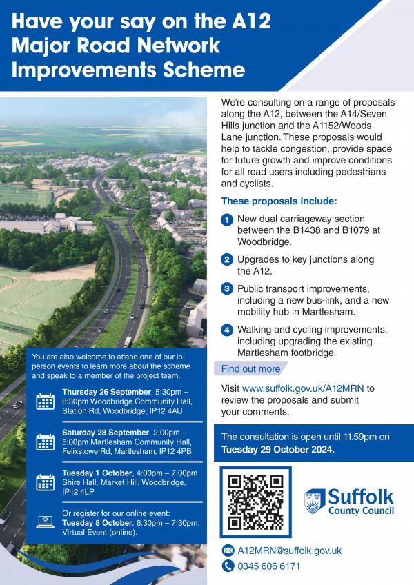 A12 MRN Improvements A4 Poster